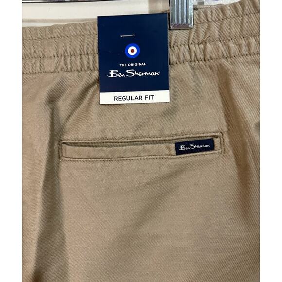 Ben Sherman Men's Khaki Regular Fit Casual Shorts 7" Inseam Size XL NWT - Picture 7 of 8